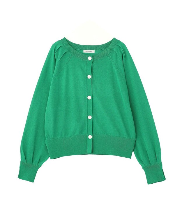 Green Parks 【しのばせカーデ】ポケッタブルＵＶカットニットカーディガン Green