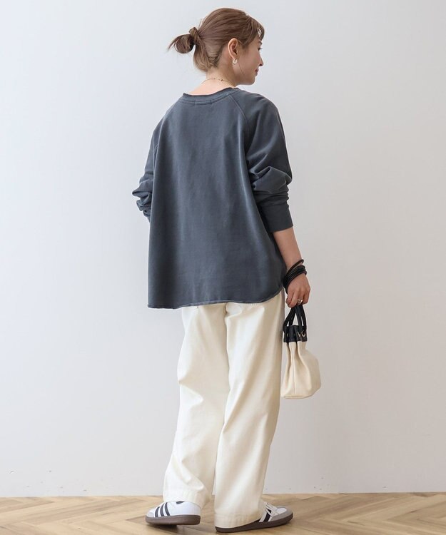 AMERICAN HOLIC ＰＯＲＴＬＡＮＤピグメントスウェット Charcoal Gray