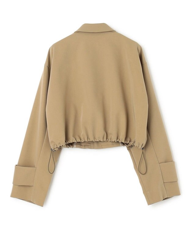 NAVE 【Nave・セットアップ可/洗える/撥水】スパンツイル ショートジャケット カーキ系