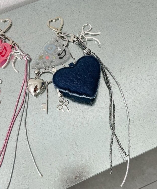 WEGO デニムモチーフセットキーホルダー 柄2