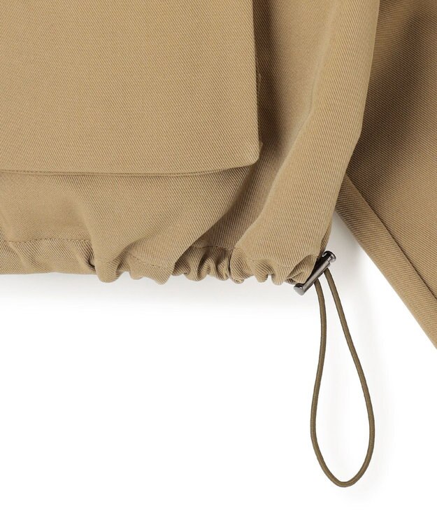 NAVE 【Nave・セットアップ可/洗える/撥水】スパンツイル ショートジャケット カーキ系