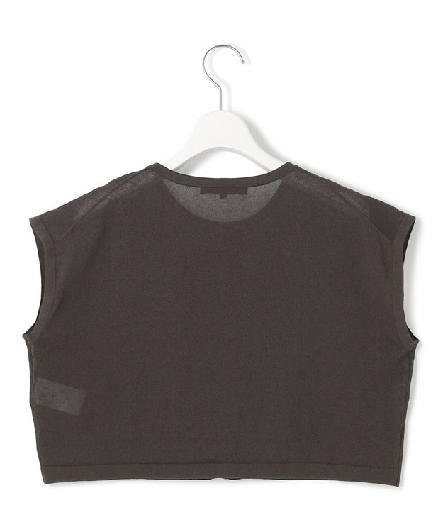 23区 【Oggi8月号掲載/洗える】ニットレイヤード ワンピース ダークブラウン系