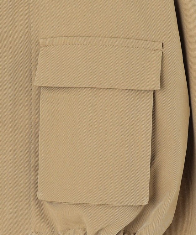 NAVE 【Nave・セットアップ可/洗える/撥水】スパンツイル ショートジャケット カーキ系