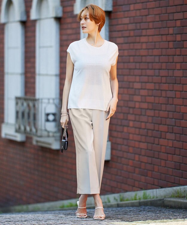 ICB 【接触冷感・洗える】PINION プルオーバー オフホワイト系