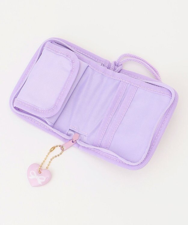 ANY KIDS シャラシャラファスナーウォレット レインボー