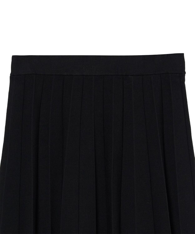 JOSEPH 【洗える】シルクストレッチ プリッセ　スカート Black