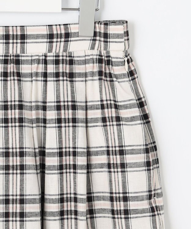 J.PRESS LADIES 【洗える】BEZ Cリネンマドラス スカート ピンク系3