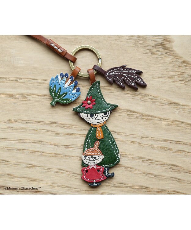 genten MOOMIN collection ワクワクチャーム「スナフキン＆リトルミイ」 ヒスイ