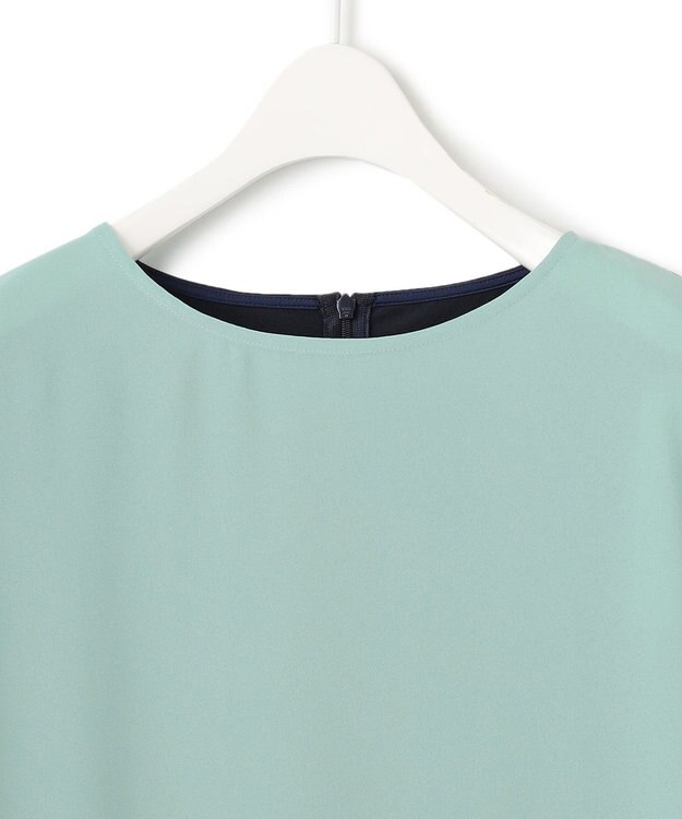 ICB 【WEB限定カラーあり・洗える】 プリントコンビ カットソー セラドン系