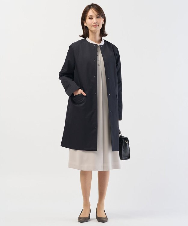 セラテリーダブルクロス 襟付きワンピース【J.PRESS LADIES】