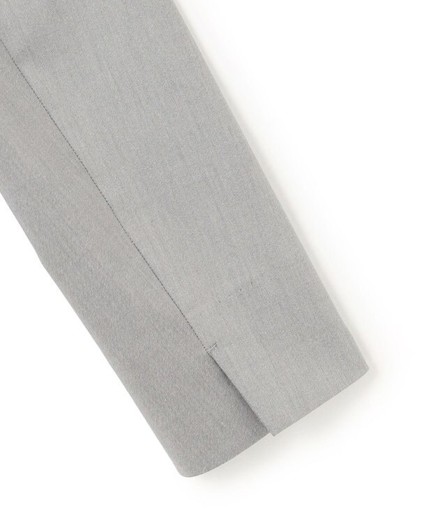 23区 S 【セットアップ対応/洗える】ストレッチシャンブレー テーラードジャケット ライトグレー系