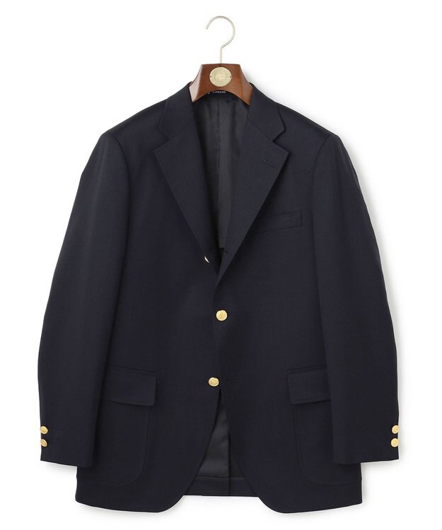 J.PRESS MEN 【WEB・一部店舗限定】シングルブレザー / 金釦 / 3B / 背抜き ネイビー系
