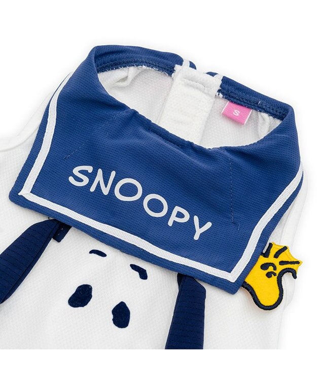 PET PARADISE スヌーピー 脇開き ポケットクール タンクトップ 小型犬 ホワイト