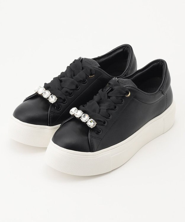 TOCCA 【軽量・抗菌消臭・ビジュー取り外し可】BIJOUX SNEAKERS スニーカー ブラック系