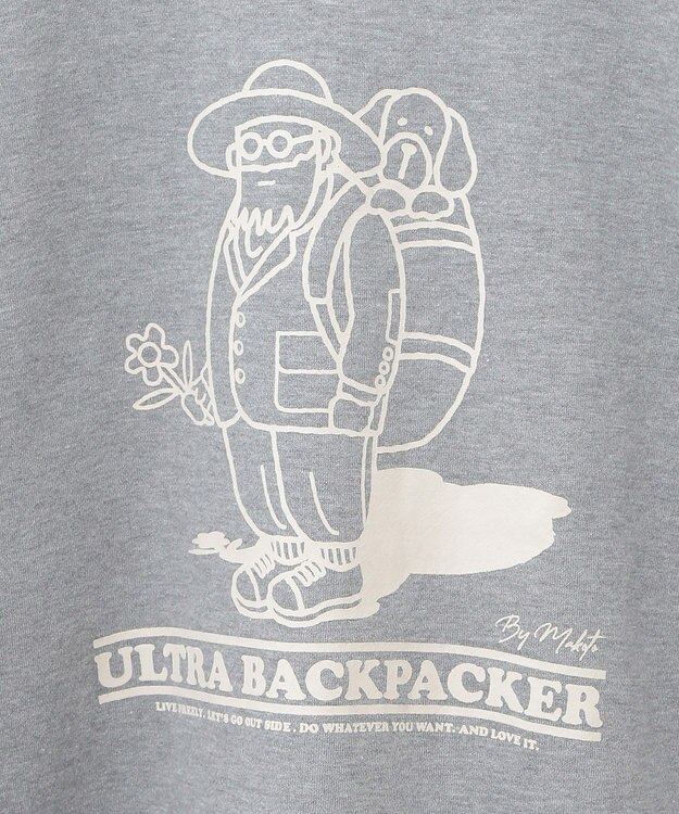 CRAFT STANDARD BOUTIQUE URANIWAプリントスウェット Gray Mixture