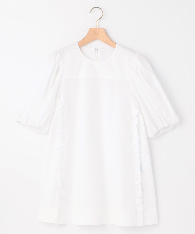 組曲 コットンローン ボリュームスリーブブラウス アイボリー系