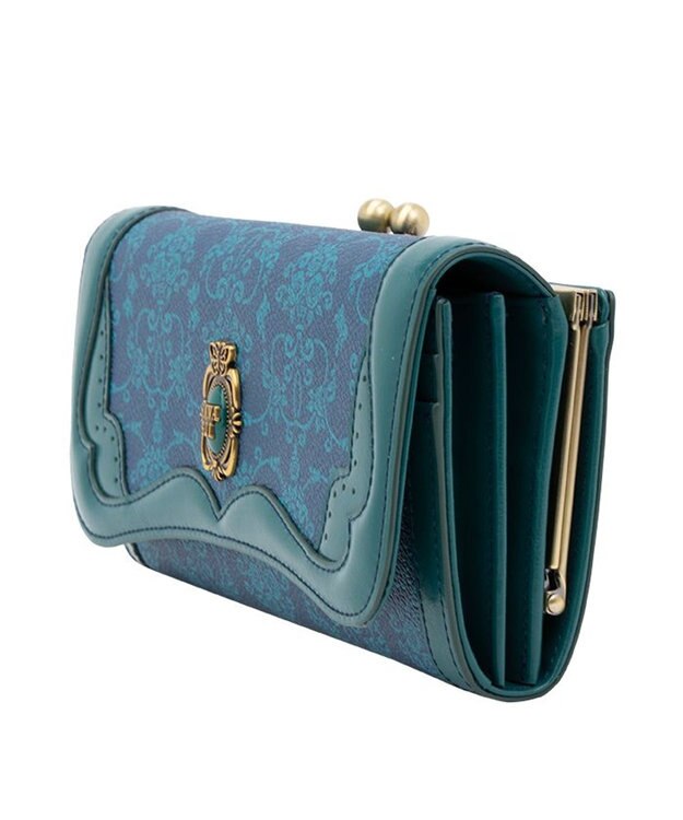 ANNA SUI リーブル 口金長財布 ネイビー