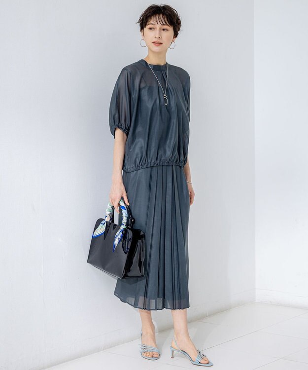 23区 【WEB限定】グラスホルダー ネックレス シルバー系