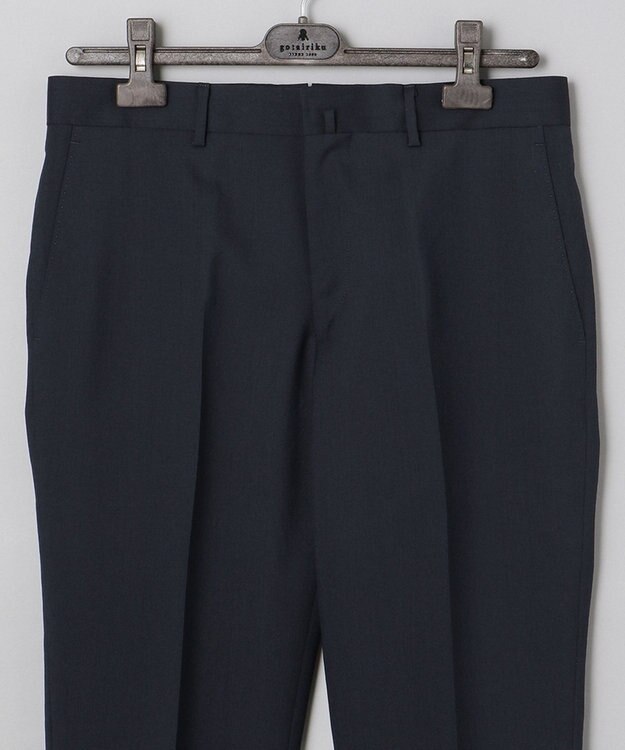 GOTAIRIKU 【AIRYMOVE】ウォッシャブルウール セットアップパンツ ネイビー系