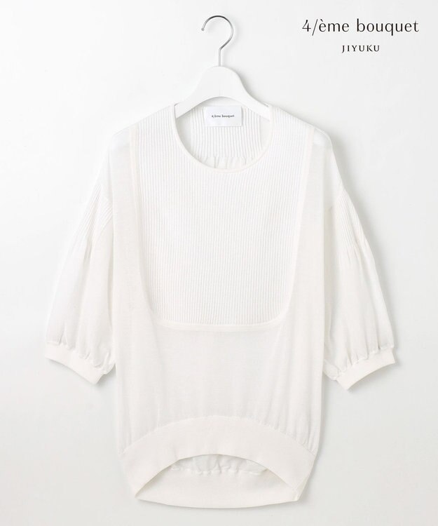 自由区 【カトリエムブーケ】Details delicats タックディティールプルオーバー オフ