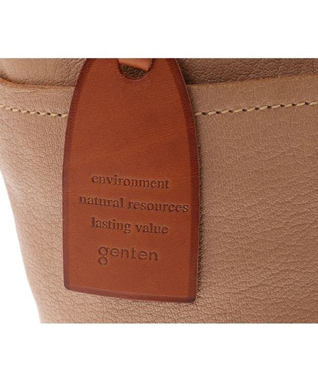 genten タスカ バケツ型トート グレージュ
