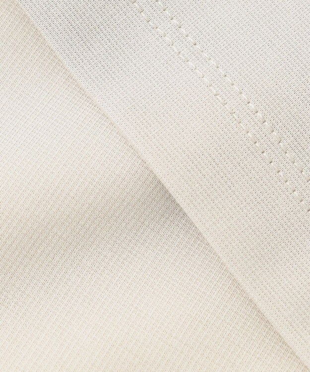 J.PRESS MEN シルクのような光沢感の上品Tシャツ【UVカット / 接触冷感 / 吸水速乾】【J.PRESS PREMIUM JERSEY】ポンチモックネック Tシャツ ライトグレー系