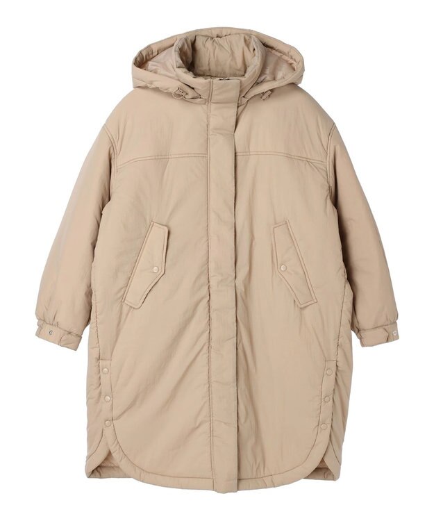 earth music&ecology ２ｗａｙ中綿モッズコート Beige