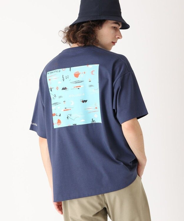 Columbia Columbia/ クレストトゥバレーグラフィックショートスリーブTシャツ /コロンビア Nocturnal