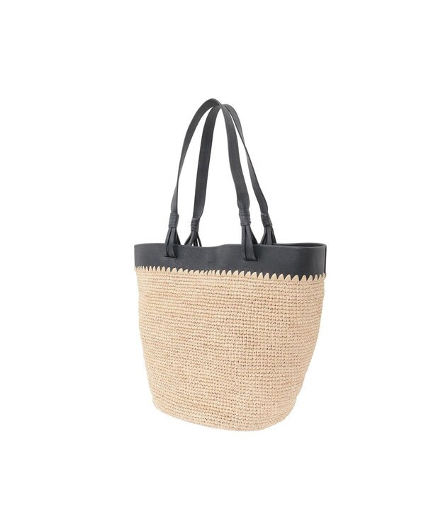 genten ルチア　トートバッグL クロ