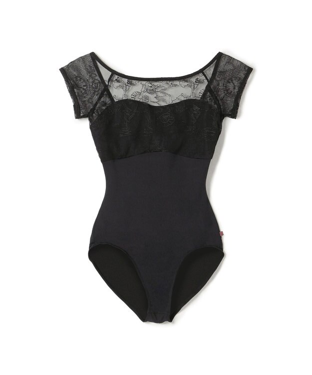 Chacott 【AKANE TAKADA】フレンチスリーブレオタード ブラック