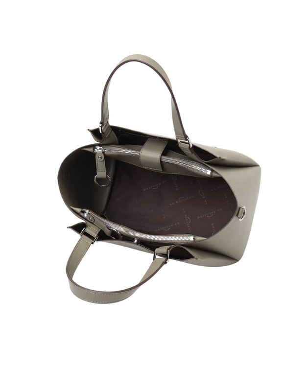 LA BAGAGERIE シンプルミニトート カーキ