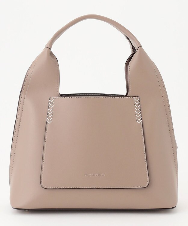 LA BAGAGERIE 【veganview】triangle shape mini tote bag グレージュ