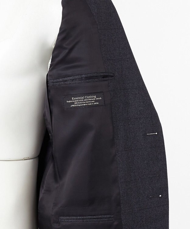 J.PRESS MEN 【ESSENTIAL CLOTHING】ムリネグレナカートチェック スーツ/総裏 グレー系3