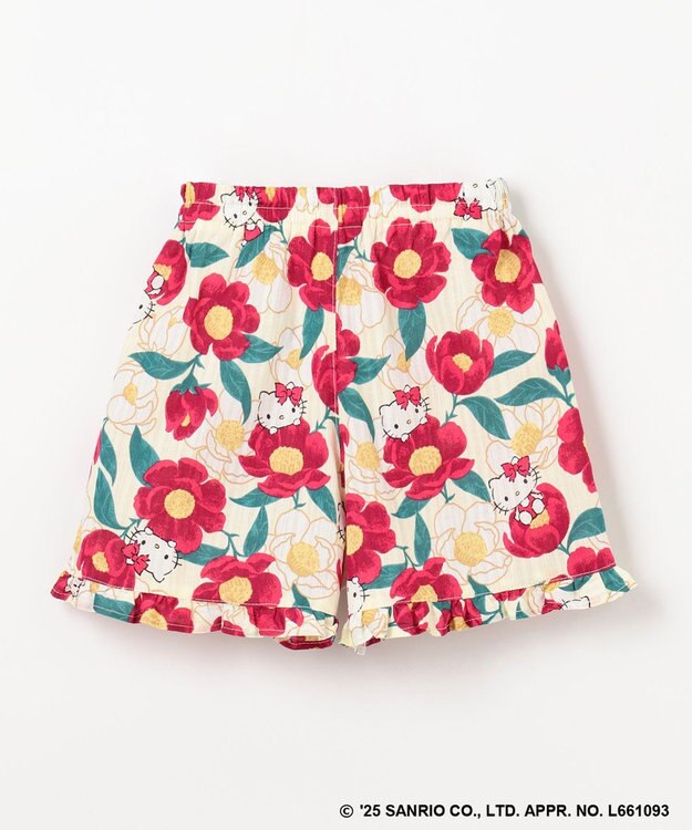 ANY KIDS 【any FAM×サンリオキャラクターズ】2WAY 甚平セット ハローキティ×牡丹