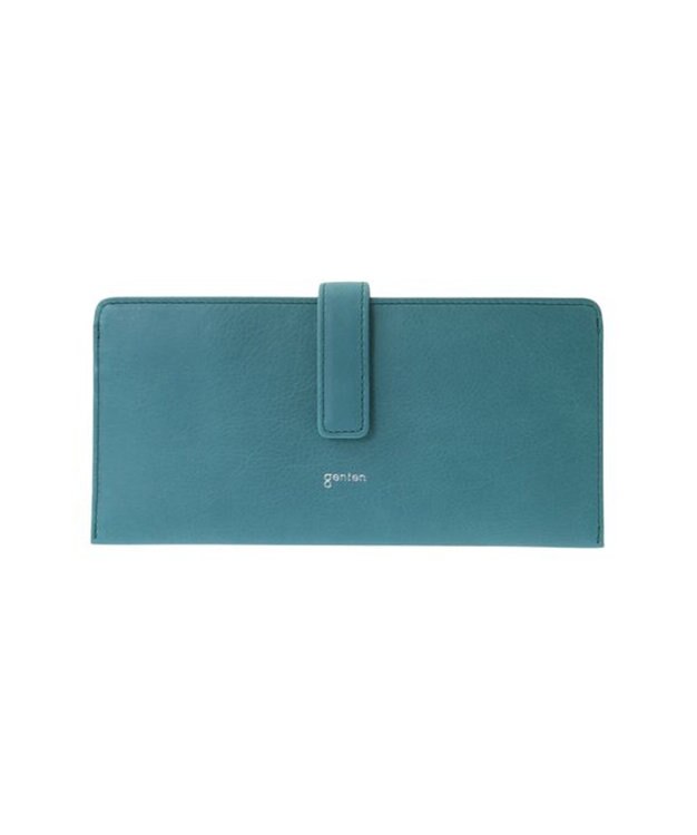 genten ピア 長財布 ブルーグリーン