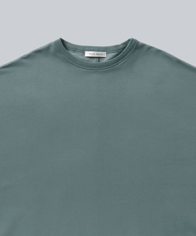 WHITE MAILS 【UNISEX】HIGH GAUGE URAKE OVERSIZED PULLOVER 裏毛 スウェット ブルー