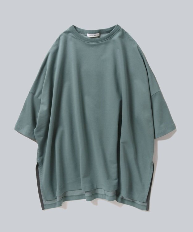 WHITE MAILS 【UNISEX】HIGH GAUGE URAKE OVERSIZED PULLOVER 裏毛 スウェット ブルー