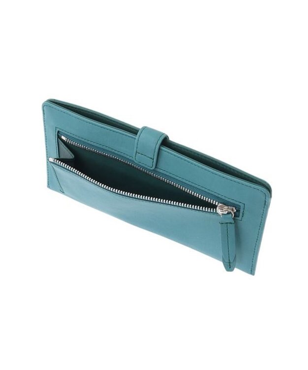 genten ピア 長財布 ブルーグリーン