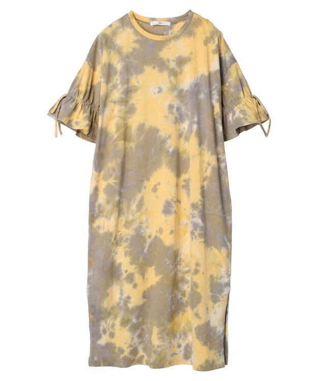 Green Parks ・ｎｏｖｅｍ　９　タイダイＴＥＥワンピース Yellow