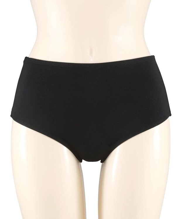 San-ai Resort（三愛水着楽園） 【WEB限定】ペプラムチェック3点セット【Beach Queen（ビーチクイーン）】 ブラック