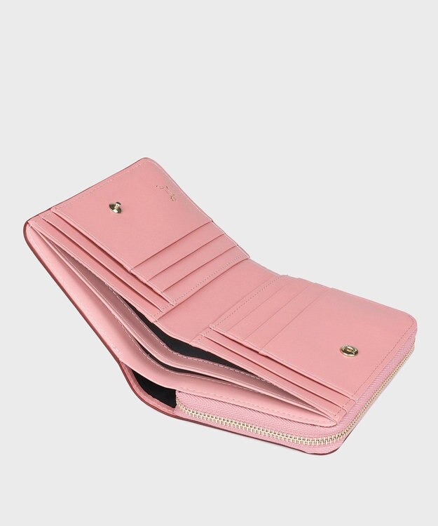 Paul Smith ミックスドゥードゥル 2つ折り財布 ピンク