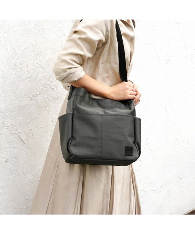 Regalo Felice 【撥水 / ポケットが7ヶ所も付いてる】ショルダー / REGALO GY(グレー)