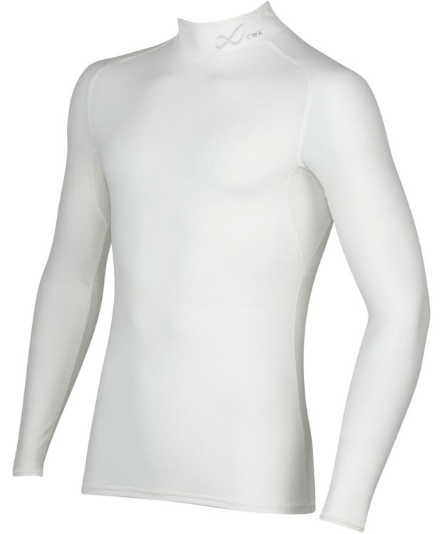 CW-X 【MEN】　機能性トップス　SECOND　BODY　2.0　吸汗速乾　UVカット率90%以上　抗菌防臭　ハイネック・長袖　/ワコール　CHO039 アイボリー