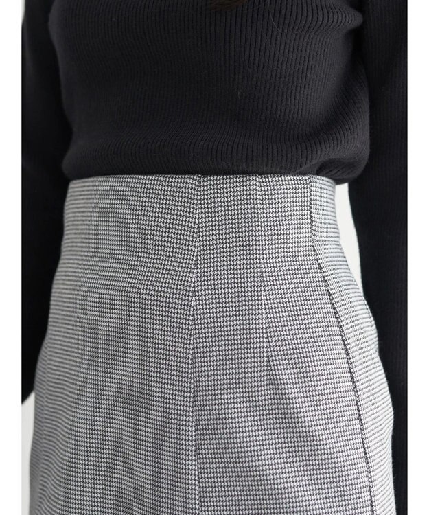 earth music&ecology ミニスカート Hounds Tooth