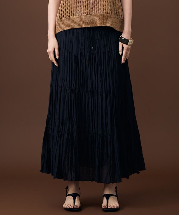 自由区 【昨年ご好評！最新デザイン】ハンドワッシャー スカート ネイビー