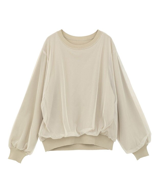 YECCA VECCA オーバーチュールニット Light Beige