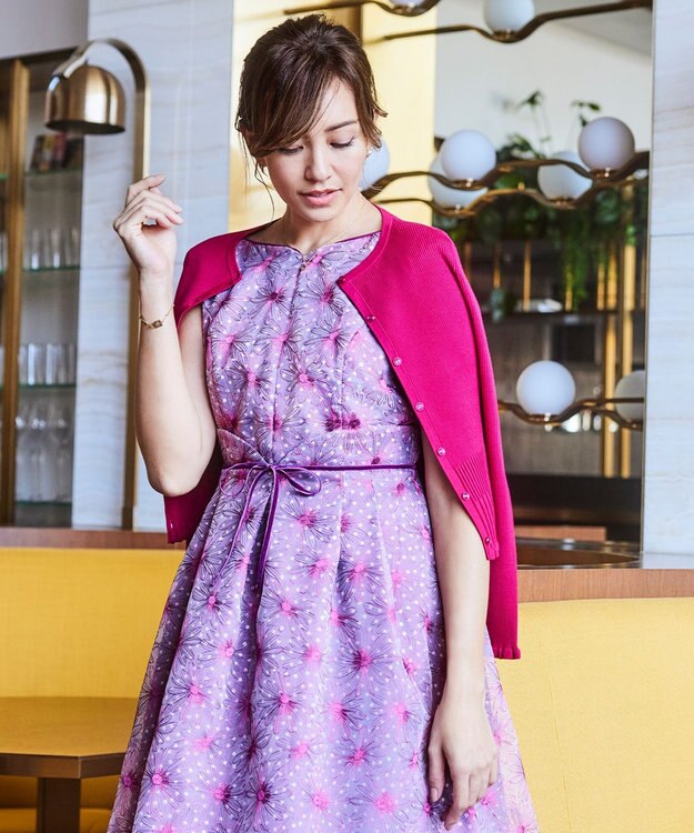 TOCCA 【洗える】RESONATE カーディガン レッド系