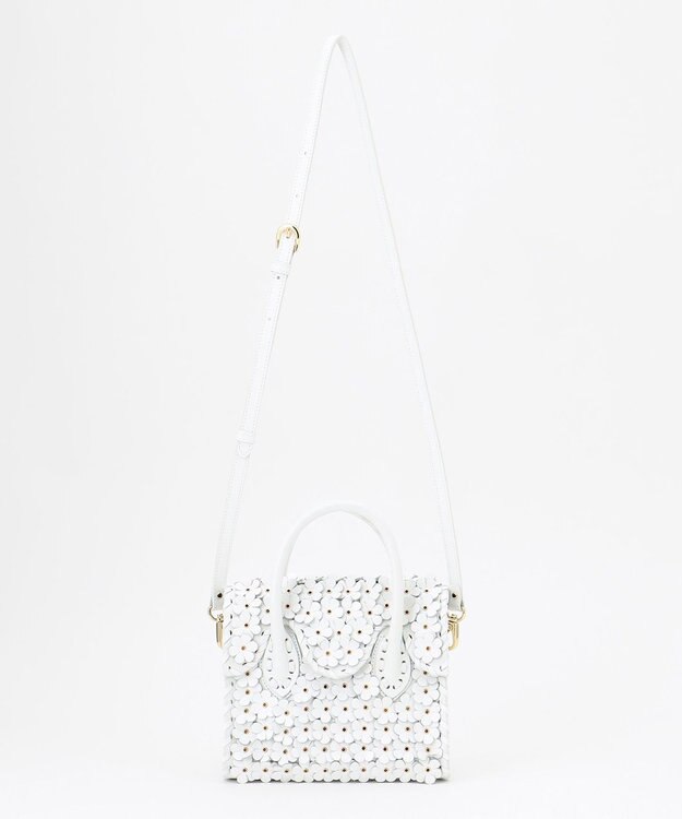 GRACE CONTINENTAL Flower Motif MS ホワイト