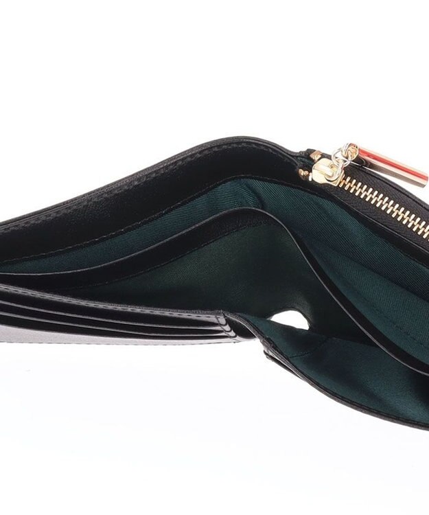 LANVIN en Bleu シャリテ ラウンド二つ折り財布 ブラック