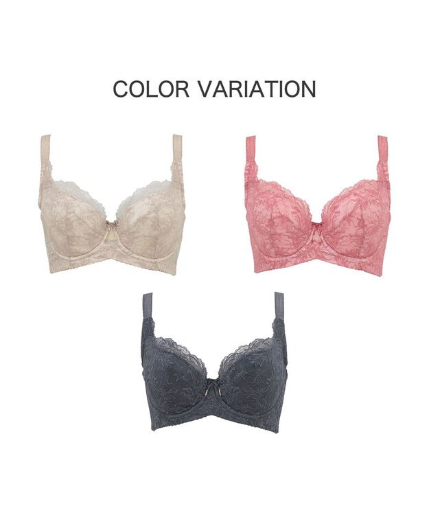 BRADELIS New York 【BRADELIS New York / コンパクト補整ブラ】サポートバックラインブラ22A1 グレージュ